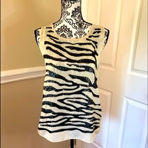 Ann Taylor Loft, Sequin Tank Top, size Small